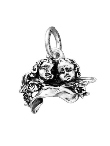 Charms - Angeli e cuori - 11291 CHARM DUE ANGELI CON ROSE GIOVANNI RASPINI