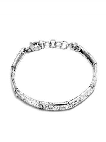 Bracciali - Catene - 11237 BRACCIALE SNODO MARTELLATO GIOVANNI RASPINI