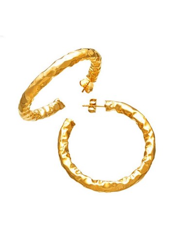 Orecchini - Rock - 11683 ORECCHINI STONE GRANDI DORATI GIOVANNI RASPINI