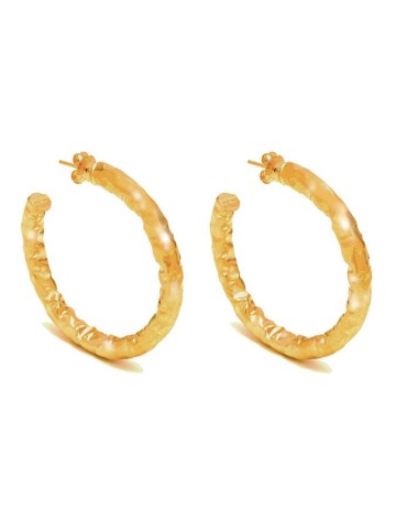 Orecchini - Rock - 11683 ORECCHINI STONE GRANDI DORATI GIOVANNI RASPINI