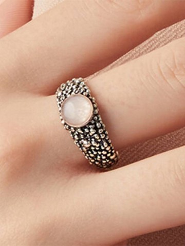 Anelli - Perlage - 11799/16 ANELLO PERLAGE GIADA ROSA GIOVANNI RASPINI