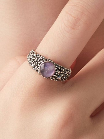 Anelli - Perlage - 11801 ANELLO PERLAGE AMETISTA GIOVANNI RASPINI