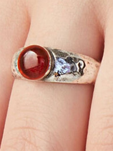 Anelli - Rock - 11806/14 ANELLO MARTELLATO CORNIOLA GIOVANNI RASPINI