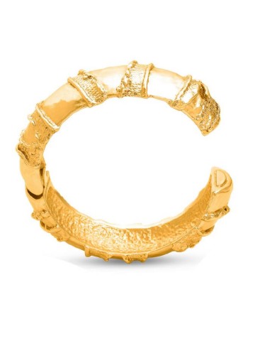 Bracciali - Nomad - Gioielli in bronzo dorato - N0022 BANGLE DUNE in bronzo dorato 18kt GIOVANNI RASPINI