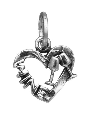 Charms - Angeli e cuori - 10536 CHARM CUORE WINE GIOVANNI RASPINI