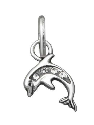 Charms - Mare - 12181 MINI CHARM DELFINO CRYSTAL GIOVANNI RASPINI