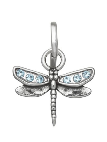 Charms - Floral - 12185 MINI CHARM LIBELLULA CRYSTAL CELESTE GIOVANNI RASPINI