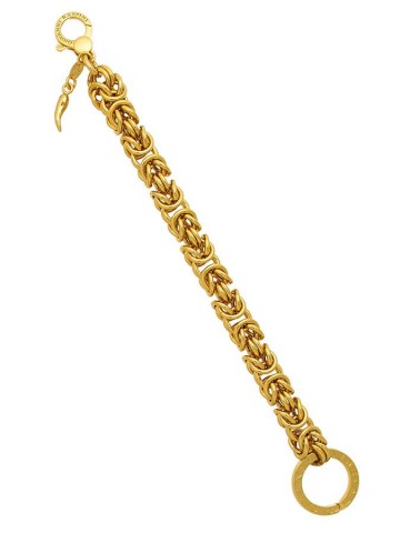 Bracciali - Catene - 8156 BRACCIALE BIZANTINA DORATA GRANDE GIOVANNI RASPINI