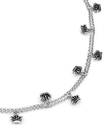 Bracciali - Fantasy e vari - 8177 COLLANA- BRACCIALE CM 108 CORONE GIOVANNI RASPINI