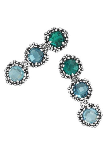 Orecchini - Floral - 12433 ORECCHINI CASCATA BLUE IVY GIOVANNI RASPINI