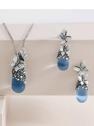 Orecchini - Floral - 12417 ORECCHINI GOCCIA FARFALLE GIOVANNI RASPINI