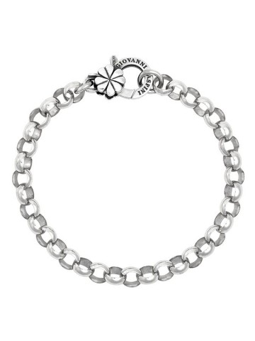 Bracciali - Catene - 12451 BRACCIALE ROL�O CHIUSURA QUADRIFOGLIO GIOVANNI RASPINI