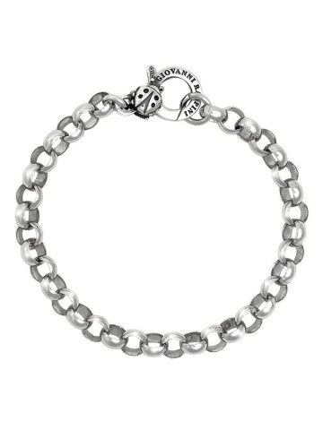 Bracciali - Catene - 12448 BRACCIALE ROLO CHIUSURA COCCINELLA GIOVANNI RASPINI