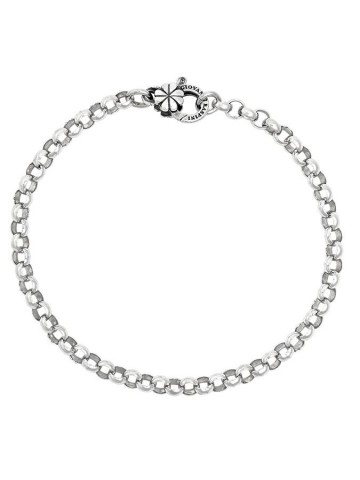 Bracciali - Catene - 12455 BRACCIALE ROLO� PICCOLO CHIUSURA QUADRIFOGLIO GIOVANNI RASPINI