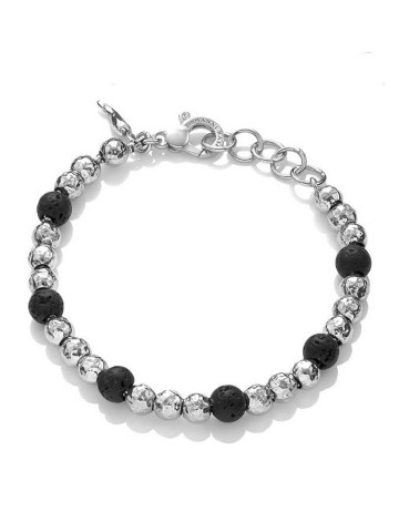 Bracciali - Rock - 10489/M BRACCIALE MINI BOWL BLACK GIOVANNI RASPINI