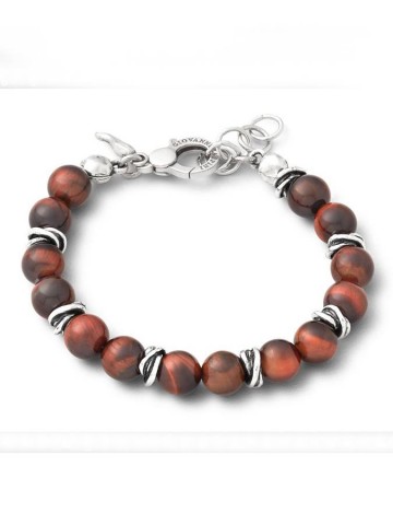 Bracciali - Bracciali uomo - 12214/l BRACCIALE BIG TANGO OCCHIO DI TORO GIOVANNI RASPINI