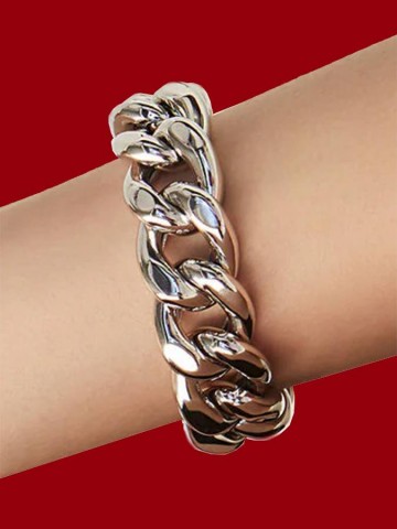 Bracciali - Catene - 11896 BRACCIALE ONDA PIATTA GRANDE GIOVANNI RASPINI